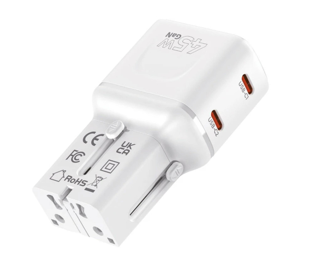 Mobile Origin 45W Travel AdapterEU/US/UK/AU PW26white - 1504129 - zdjęcie